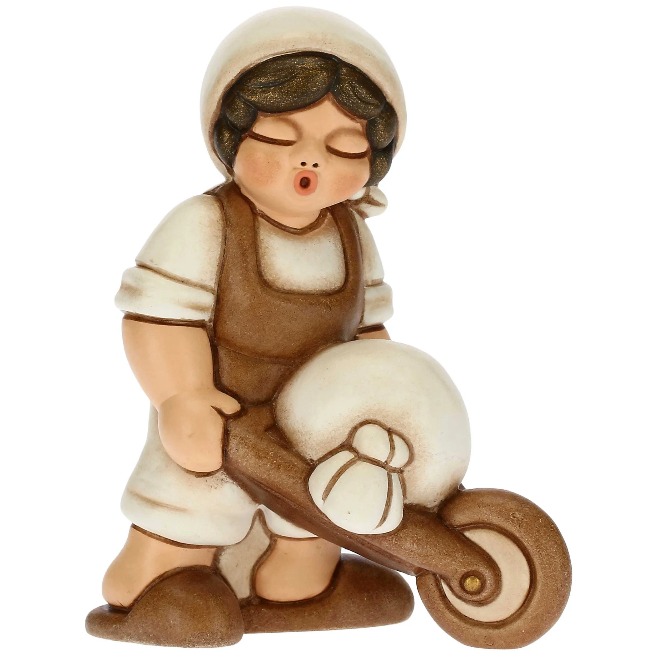 THUN Mugnaio con carriola Presepe Classico bianco* Presepe