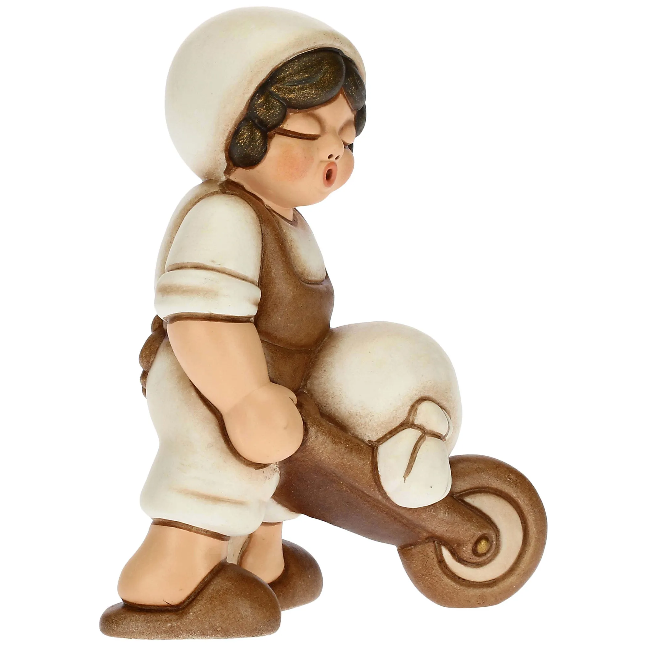 THUN Mugnaio con carriola Presepe Classico bianco* Presepe