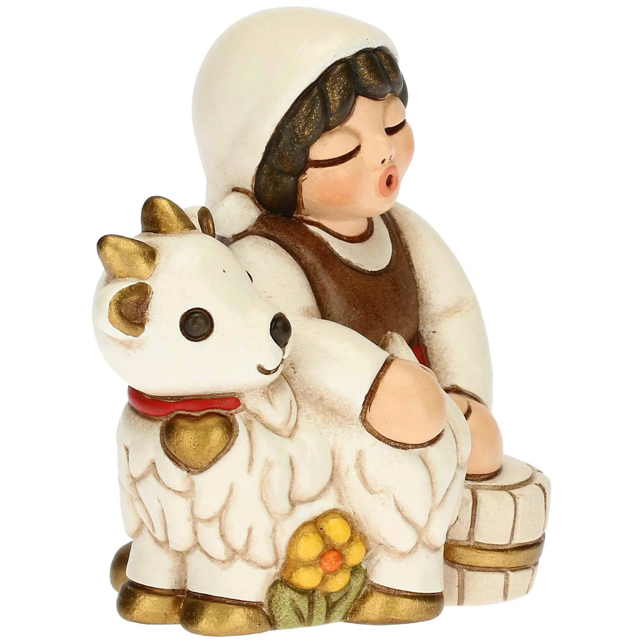 THUN Mungitrice di capre Presepe Classico Rosso* Presepe