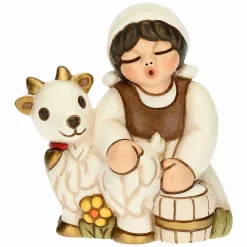 THUN Mungitrice di capre Presepe Classico bianco* Presepe