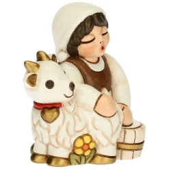 THUN Mungitrice di capre Presepe Classico bianco* Presepe