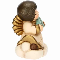 THUN My Angel su nuvola con aeroplanino in ceramica* Angelo|Bomboniere Comunione