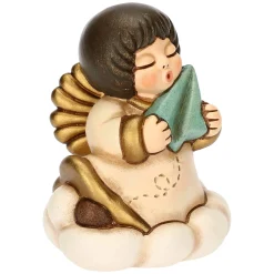 THUN My Angel su nuvola con aeroplanino in ceramica* Angelo|Bomboniere Comunione