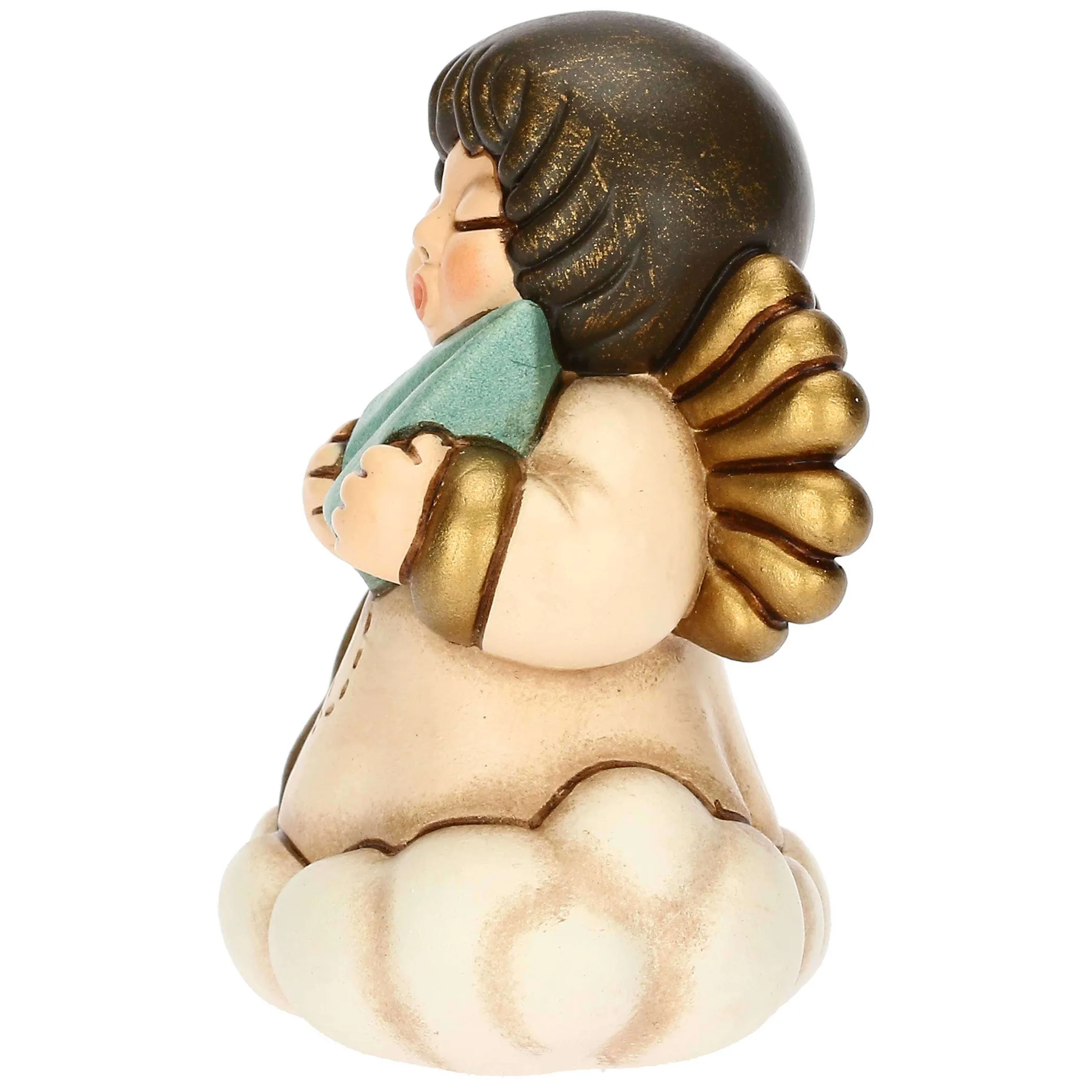 THUN My Angel su nuvola con aeroplanino in ceramica* Angelo|Bomboniere Comunione