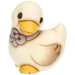 THUN Oca in ceramica seduta con fiocco* Animali E Mini Animali|Figure