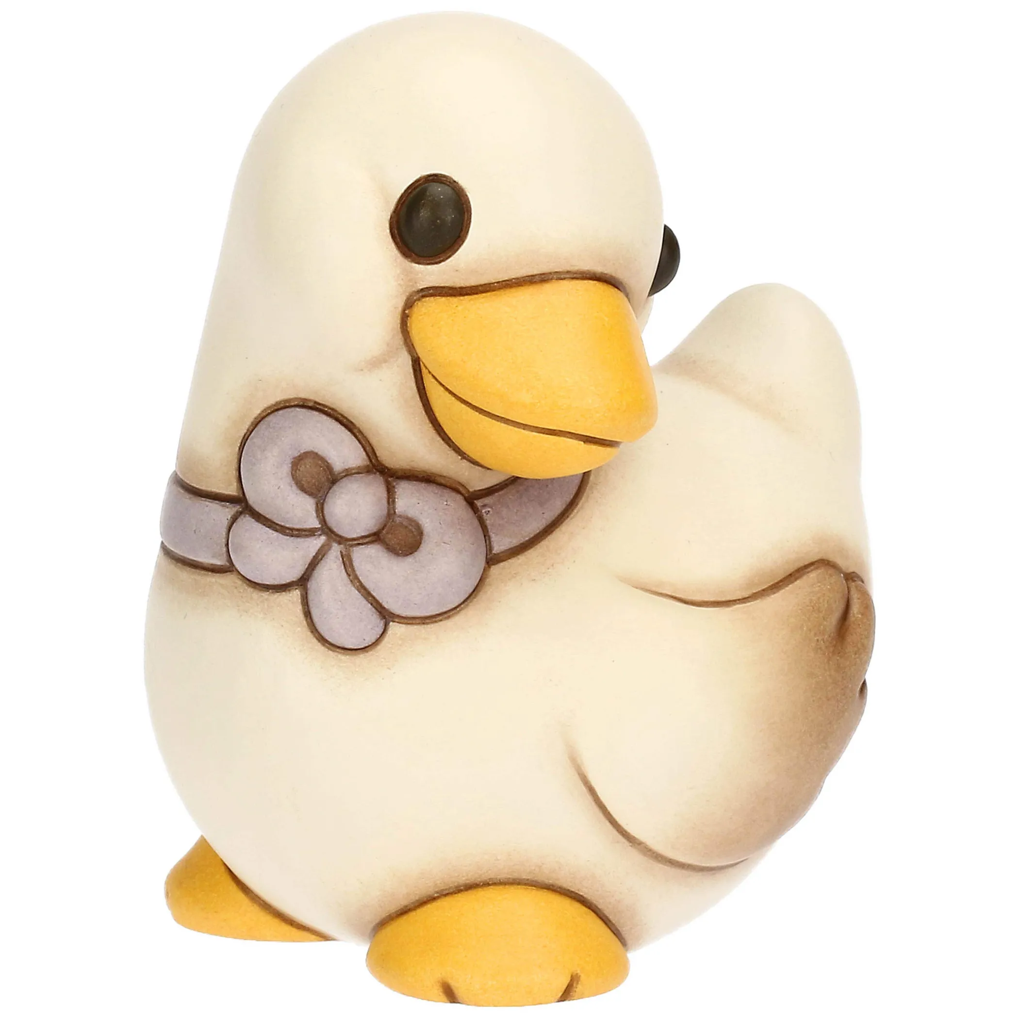 THUN Oca in ceramica seduta con fiocco* Animali E Mini Animali|Figure
