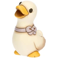 THUN Oca Julie in ceramica con fiocco lilla in piedi* Animali E Mini Animali|Figure