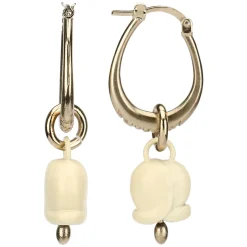 THUN Orecchini cerchio con tulipano* Orecchini