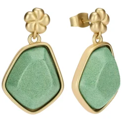 THUN Orecchini pendenti con fiore e pietra* Orecchini