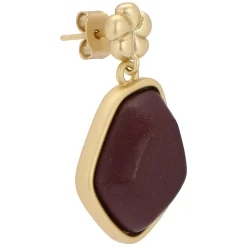 THUN Orecchini pendenti con pietra ceramica e fiore* Orecchini