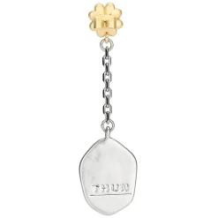 THUN Orecchini pendenti con quadrifoglio e pietra* Orecchini