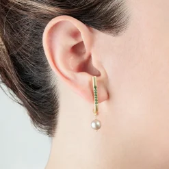 THUN Orecchini pendenti con stella e perla* Orecchini