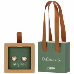 THUN Orecchini pin con cuore rosa* Orecchini