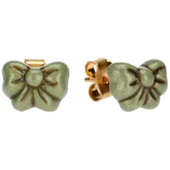 THUN Orecchini pin con fiocco verde* Orecchini
