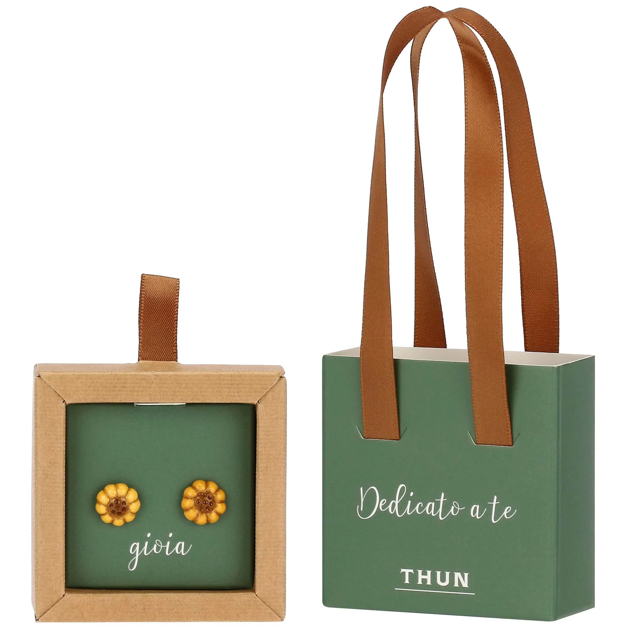 THUN Orecchini pin con girasole* Orecchini