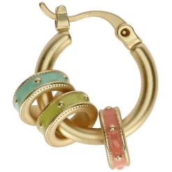 THUN Orecchini tondi con anellini smaltati* Orecchini