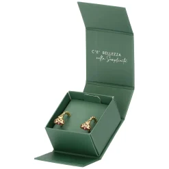 THUN Orecchino a cerchio con coccinella e strass* Orecchini