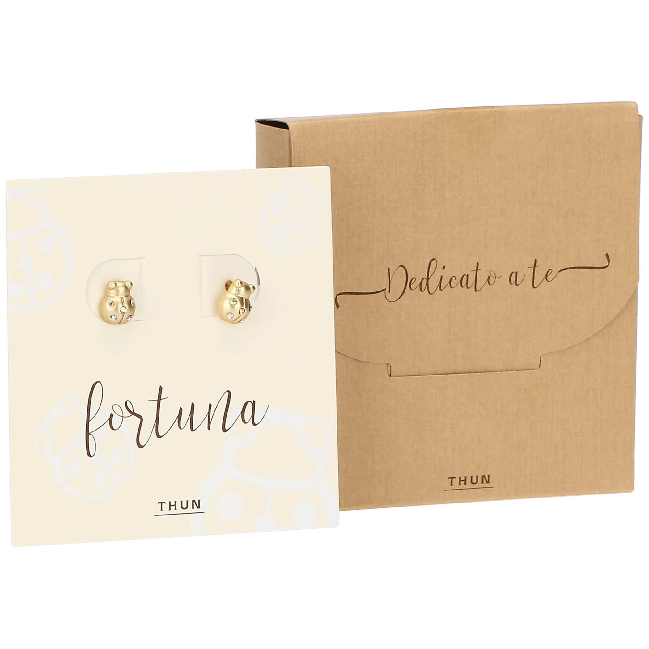 THUN Orecchino con coccinella e strass* Orecchini