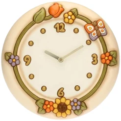 THUN Orologio da parete Country con fiori e farfalla maxi* Country|Orologi