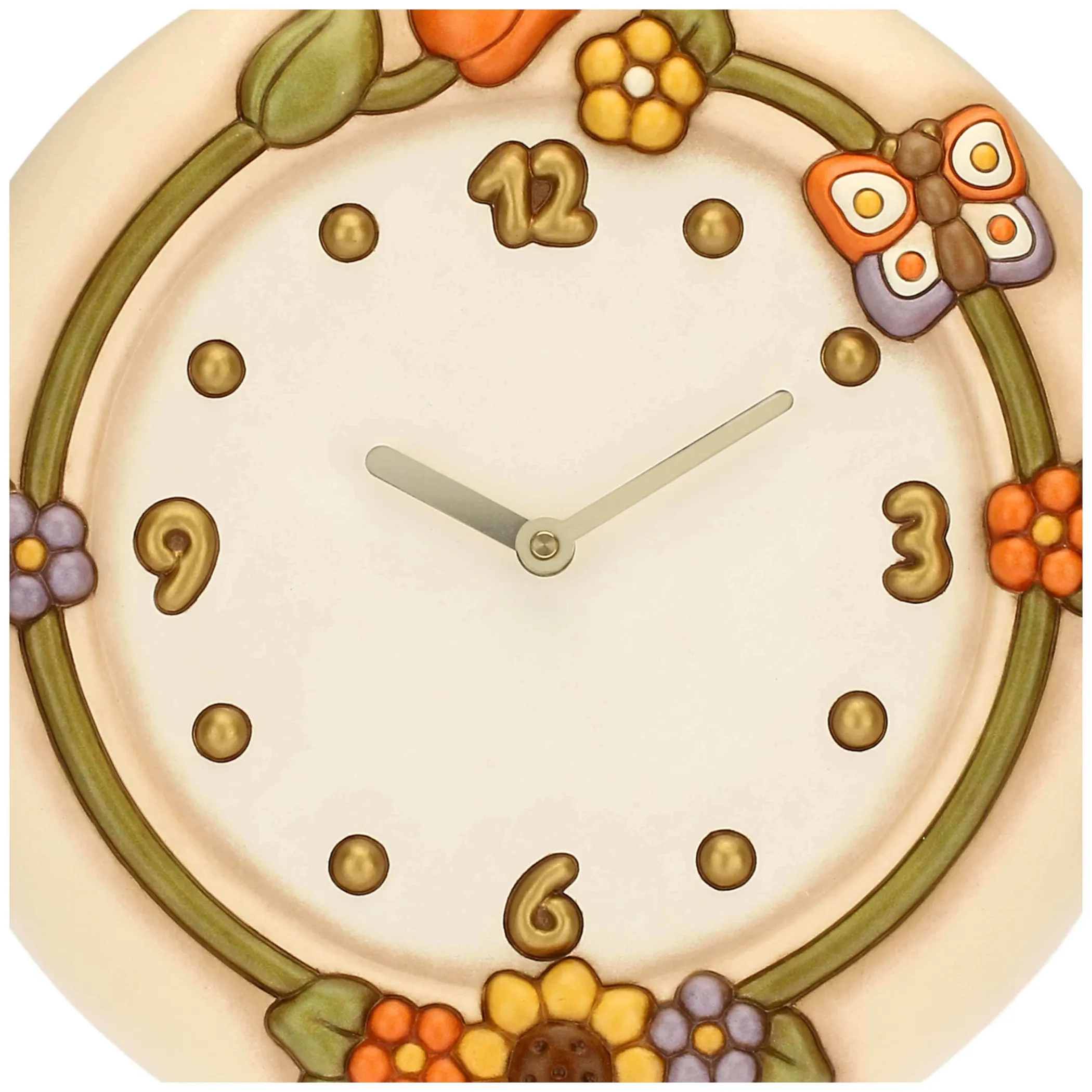 THUN Orologio da parete Country con fiori e farfalla maxi* Country|Orologi