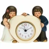 THUN Orologio da tavolo con sposini* Bomboniere Anniversario|Bomboniere Matrimonio