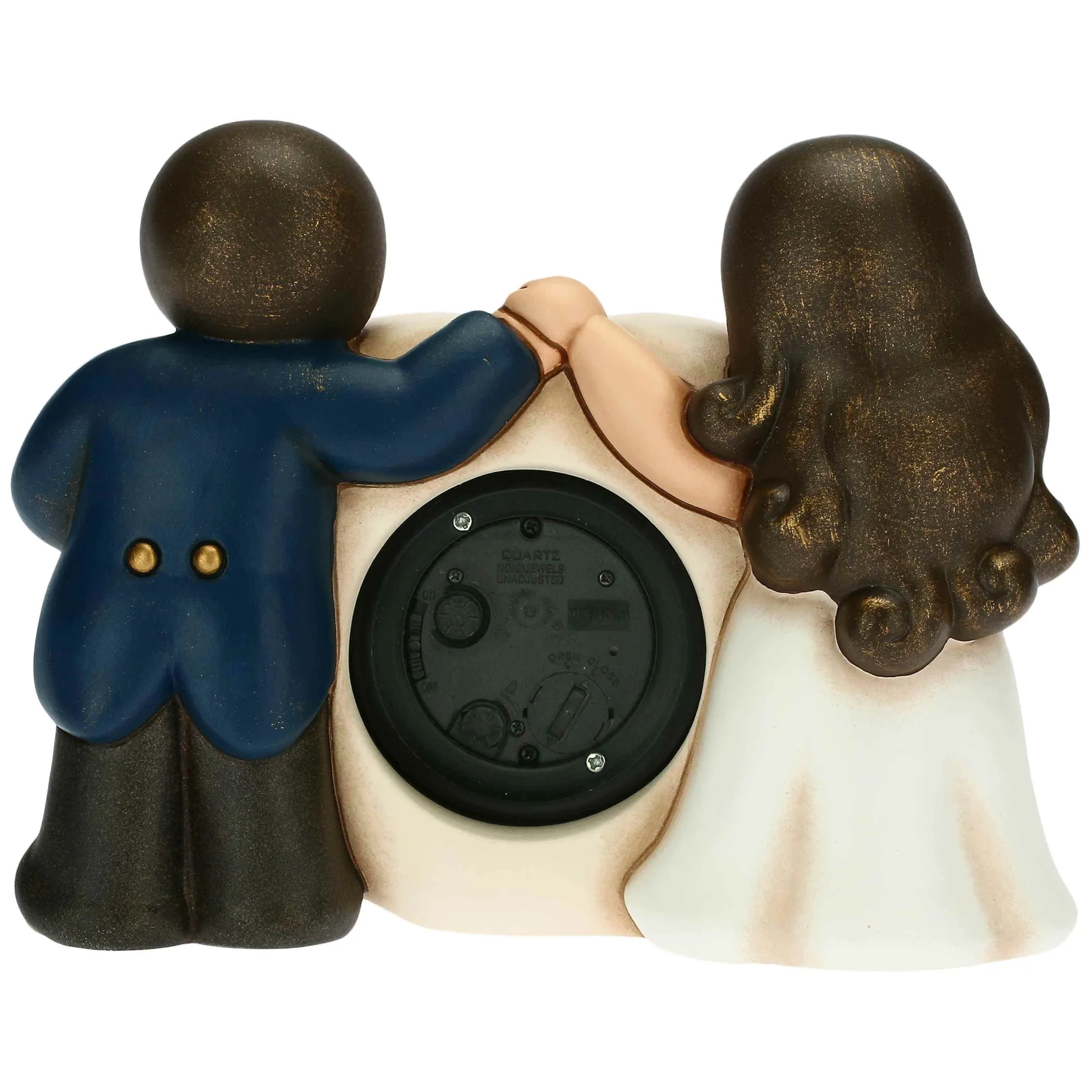 THUN Orologio da tavolo con sposini* Bomboniere Anniversario|Bomboniere Matrimonio