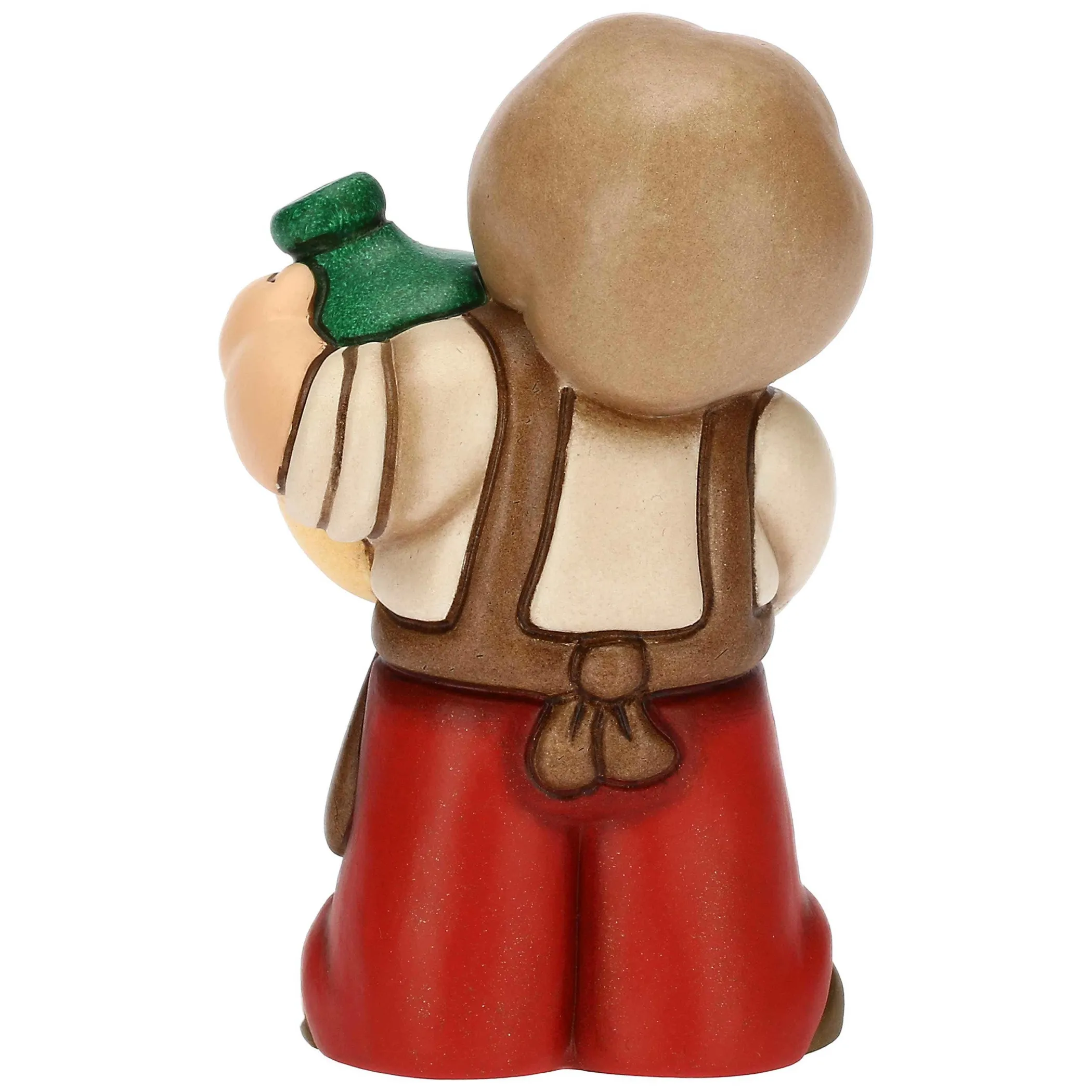 THUN Oste con damigiana in ceramica Presepe Classico rosso* Presepe