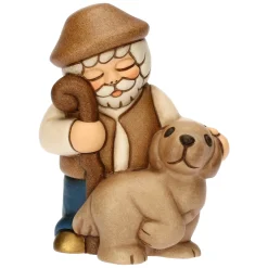 THUN Pastore con cane in ceramica Presepe Classico* Presepe