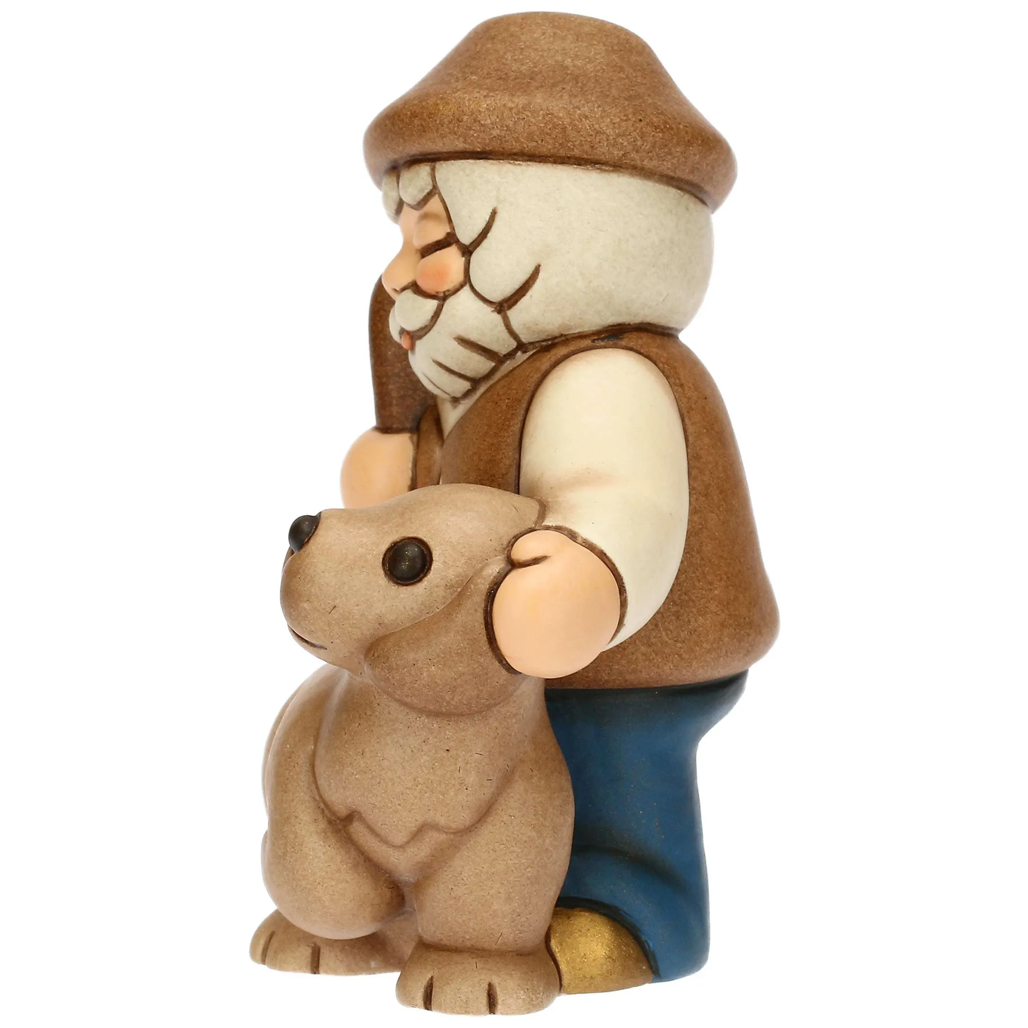 THUN Pastore con cane in ceramica Presepe Classico* Presepe