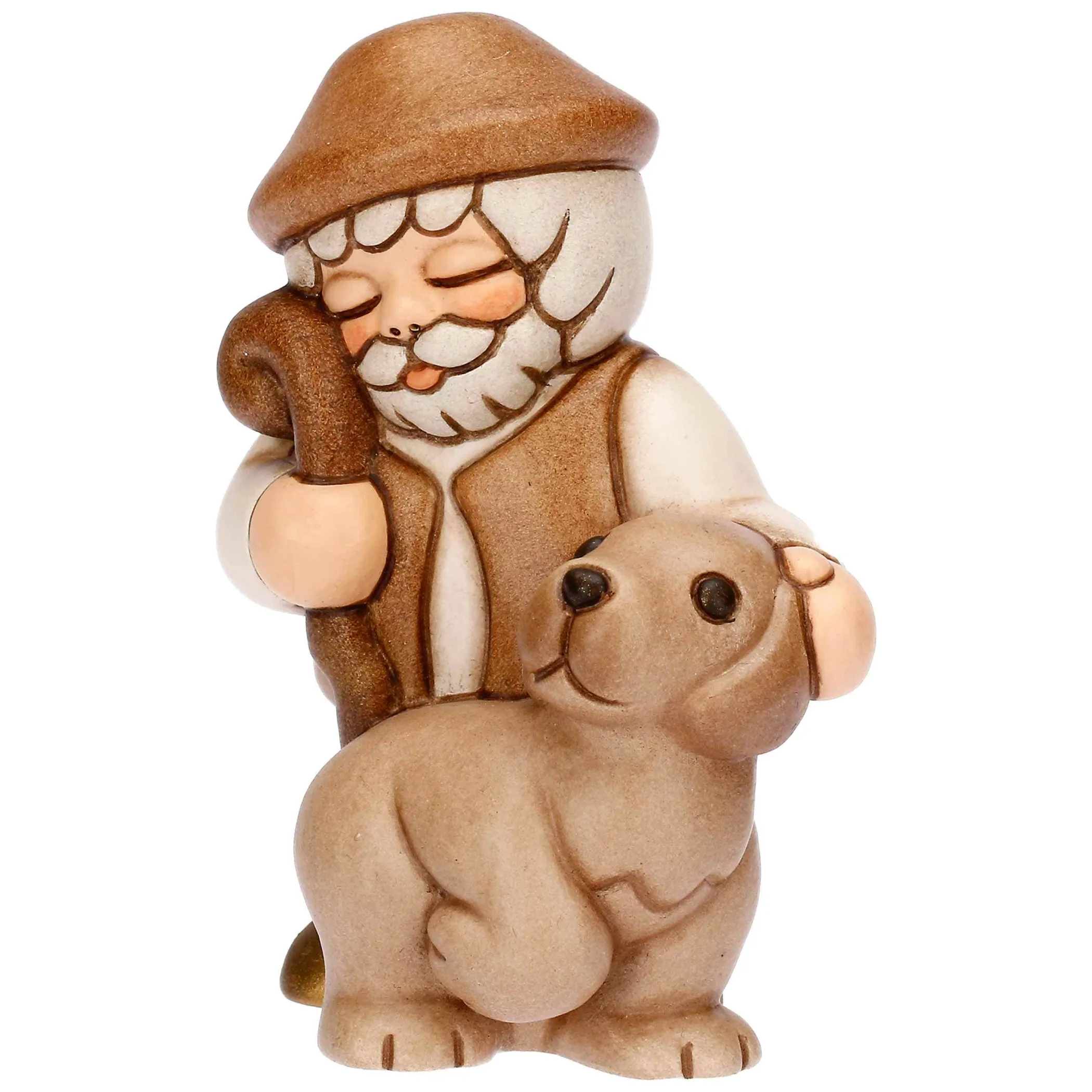 THUN Pastore con cane in ceramica Presepe Classico* Presepe