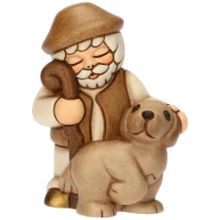 THUN Pastore con cane in ceramica Presepe Classico* Presepe