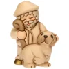 THUN Pastore con cane in ceramica Presepe Classico* Presepe