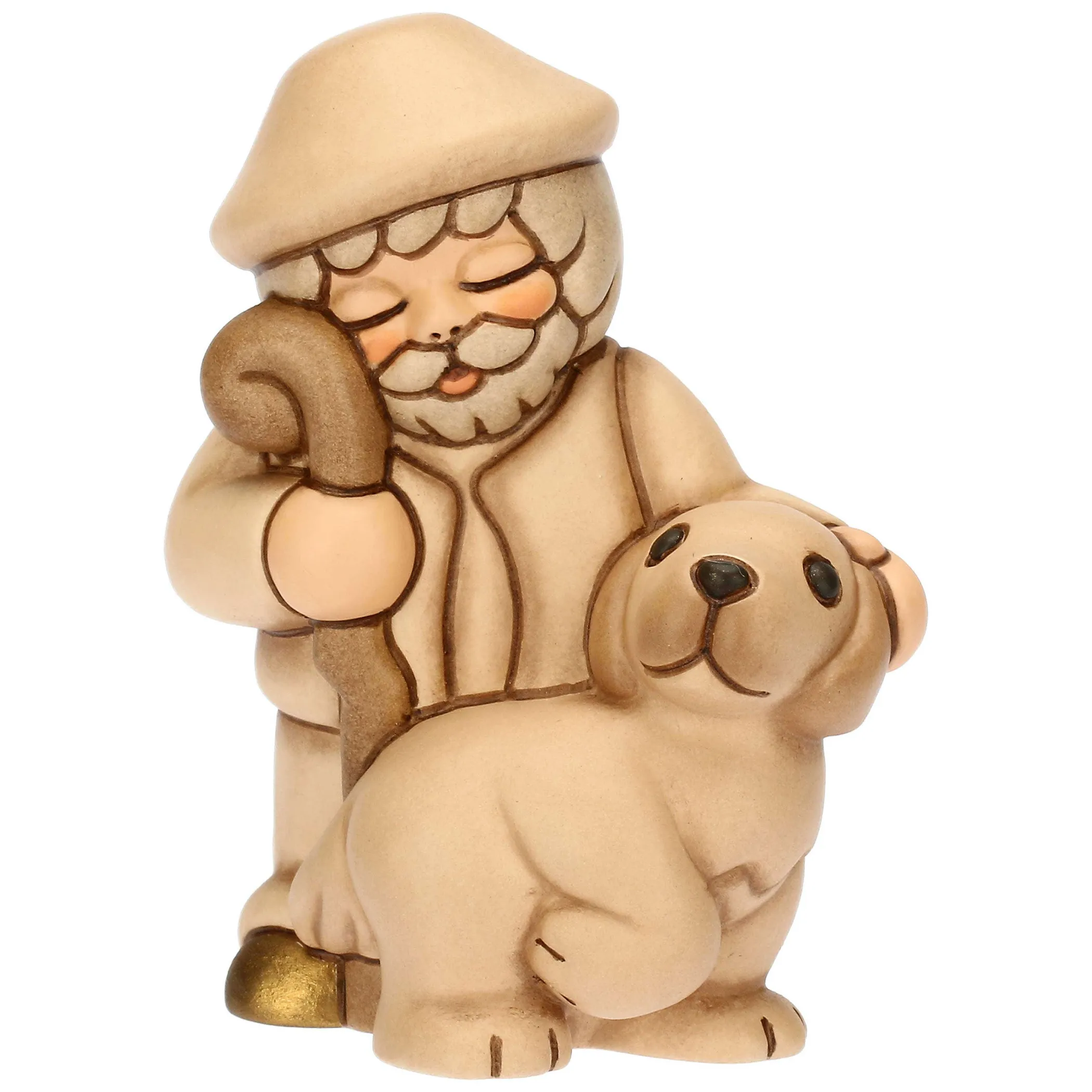 THUN Pastore con cane in ceramica Presepe Classico* Presepe