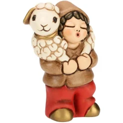THUN Pastore con pecora Presepe classico variante rossa* Presepe