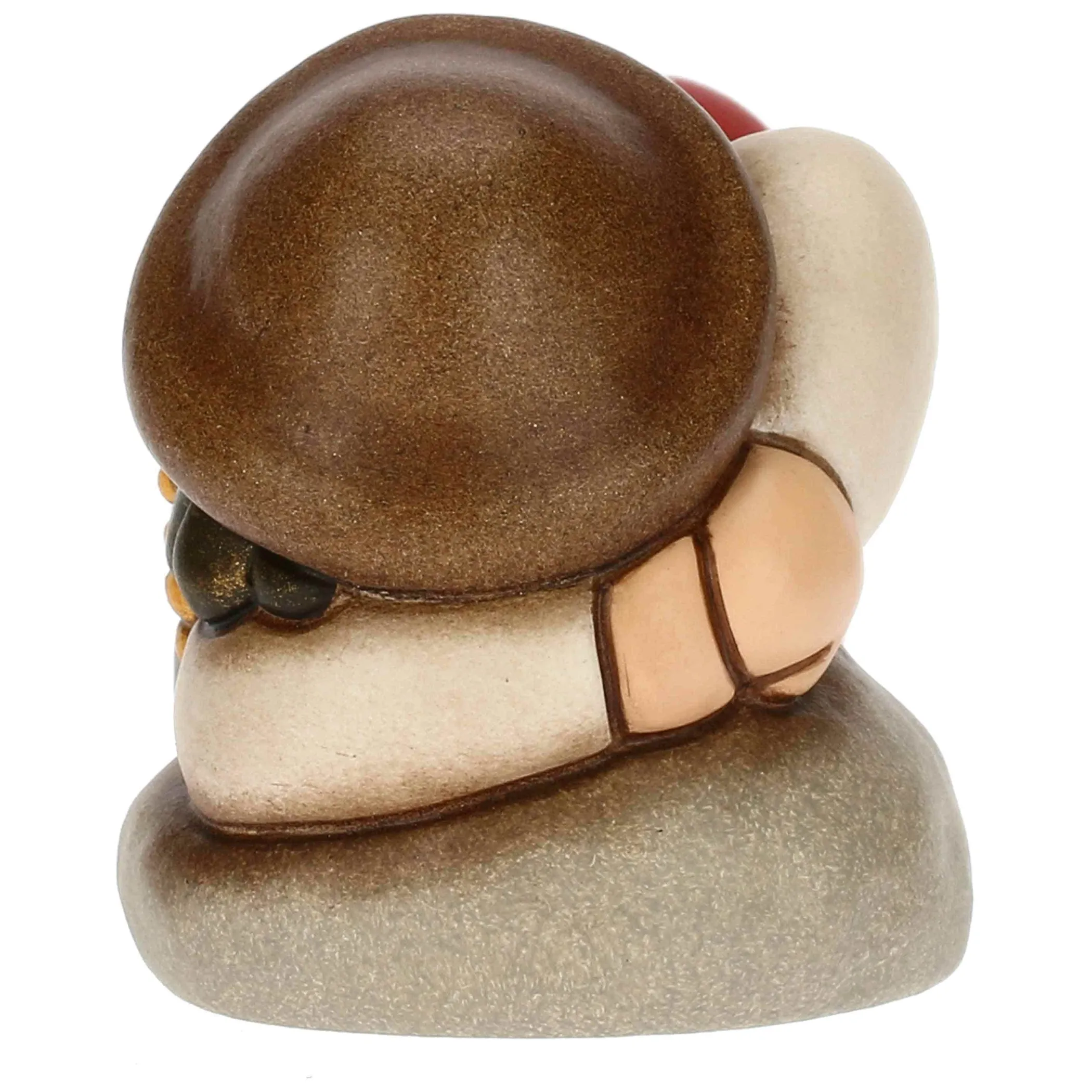 THUN Pastore dormiente in ceramica Presepe Classico rosso* Presepe