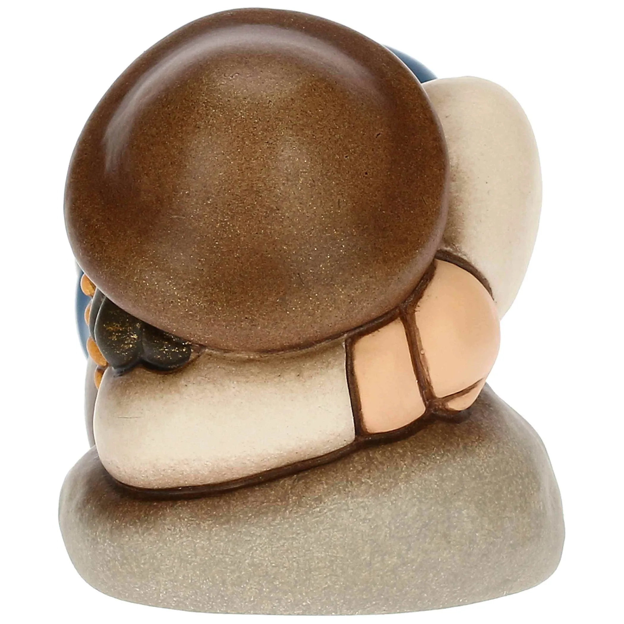 THUN Pastore dormiente in ceramica Presepe Classico blu* Presepe