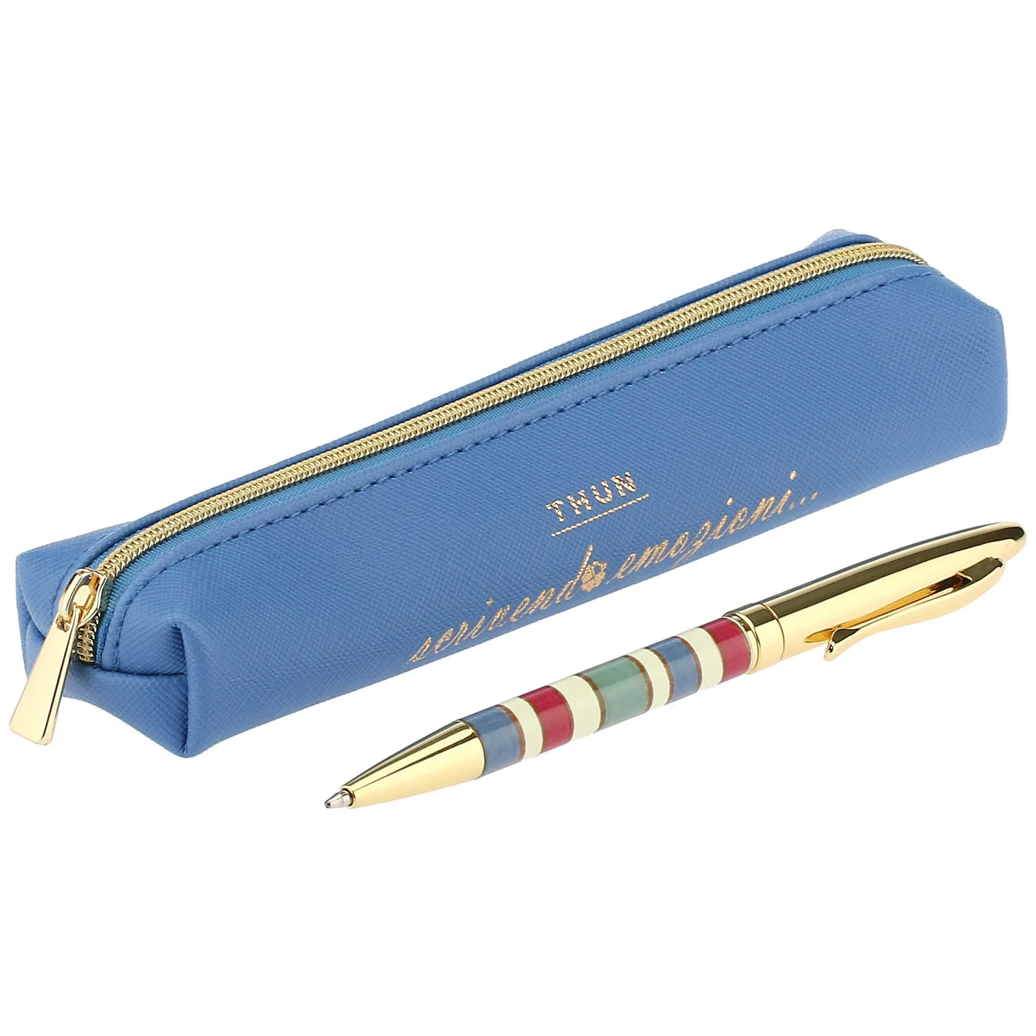 THUN Penna con astuccio azzurro* Set Cancelleria