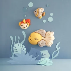 THUN Pesce rosso e giallo da appendere* Formelle|Formelle