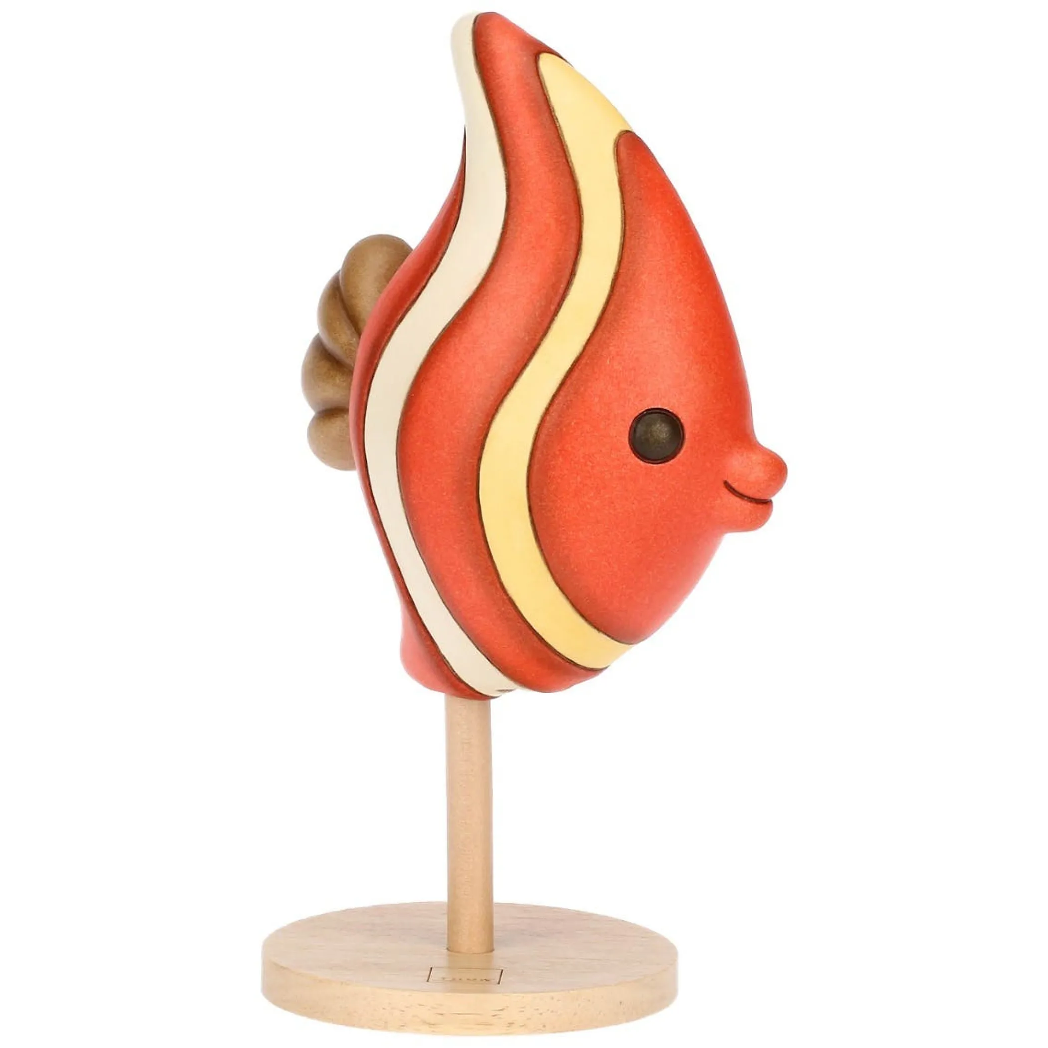 THUN Pesce rosso e giallo su piedistallo* Animali E Mini Animali|Figure