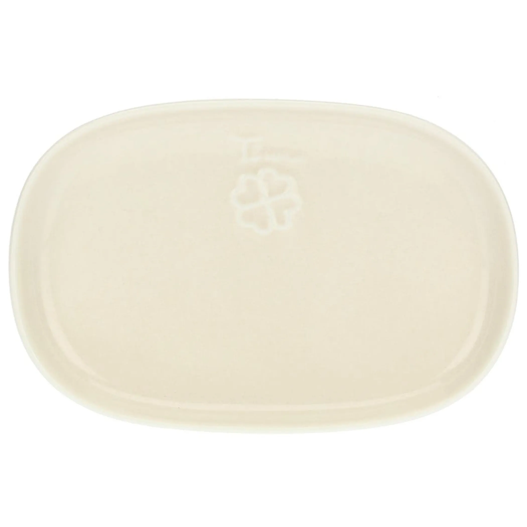 THUN Piattino bianco con quadrifoglio in porcellana* Bomboniere Matrimonio