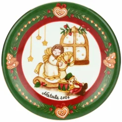 THUN Piattino Dessert Limited Edition 2024 in porcellana Sorprese di Natale* Piatti E Servizi Di Piatti|Accessori Natalizi Per La Tavola