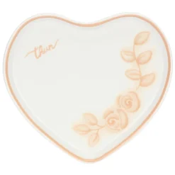 THUN Piattino in porcellana a forma di cuore* Bomboniere Anniversario|Bomboniere Cresima