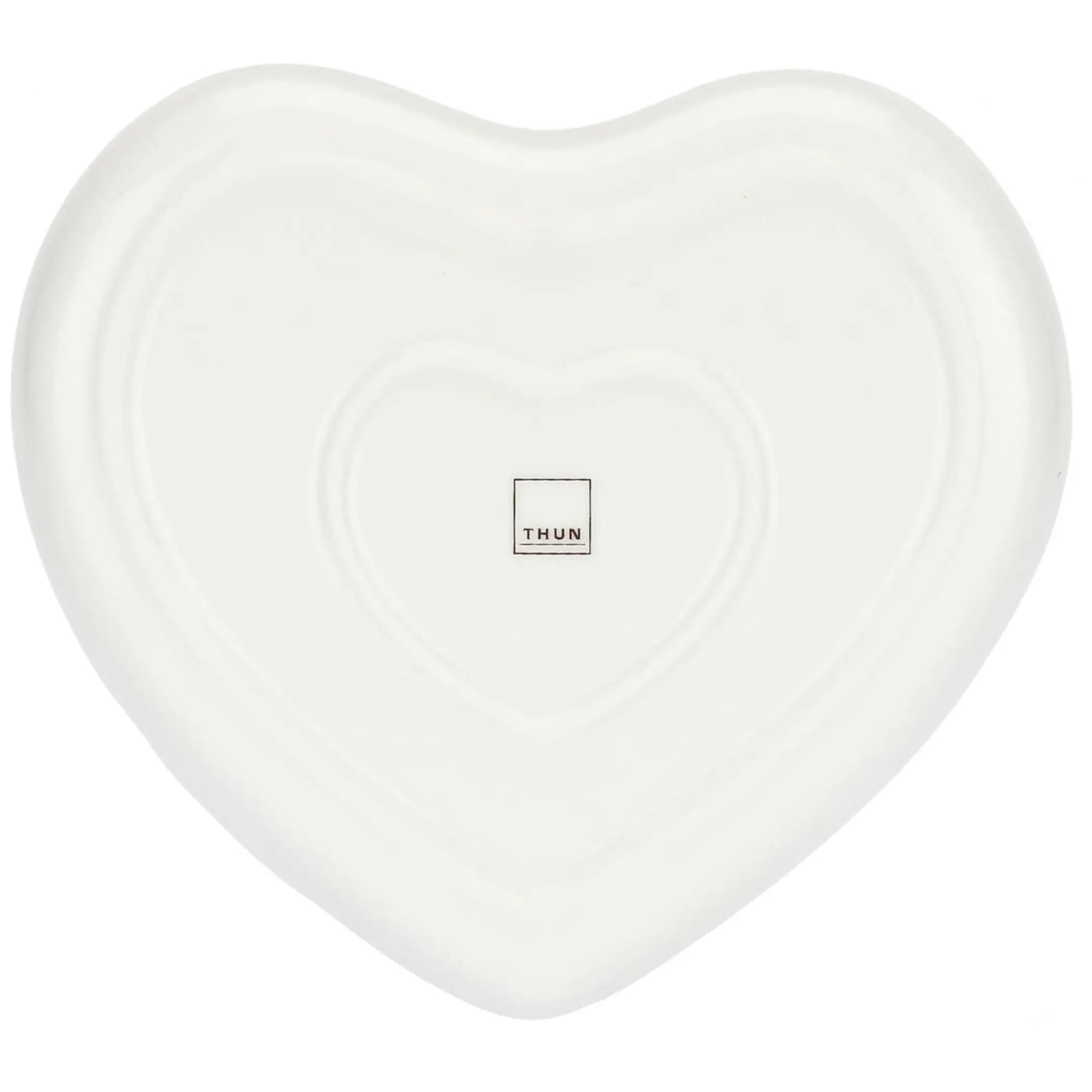 THUN Piattino in porcellana a forma di cuore* Bomboniere Anniversario|Bomboniere Cresima