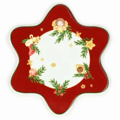 THUN Piatto a forma di stella in porcellana Sorprese di Natale* Piatti E Servizi Di Piatti|Accessori Natalizi Per La Tavola