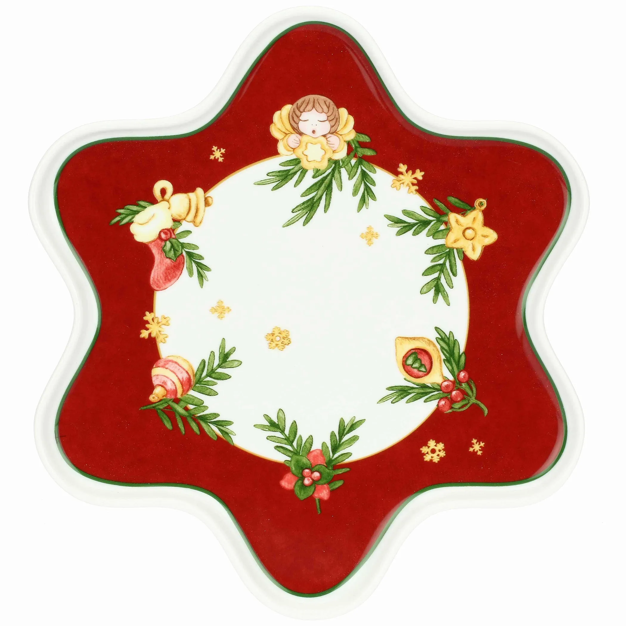 THUN Piatto a forma di stella in porcellana Sorprese di Natale* Piatti E Servizi Di Piatti|Accessori Natalizi Per La Tavola