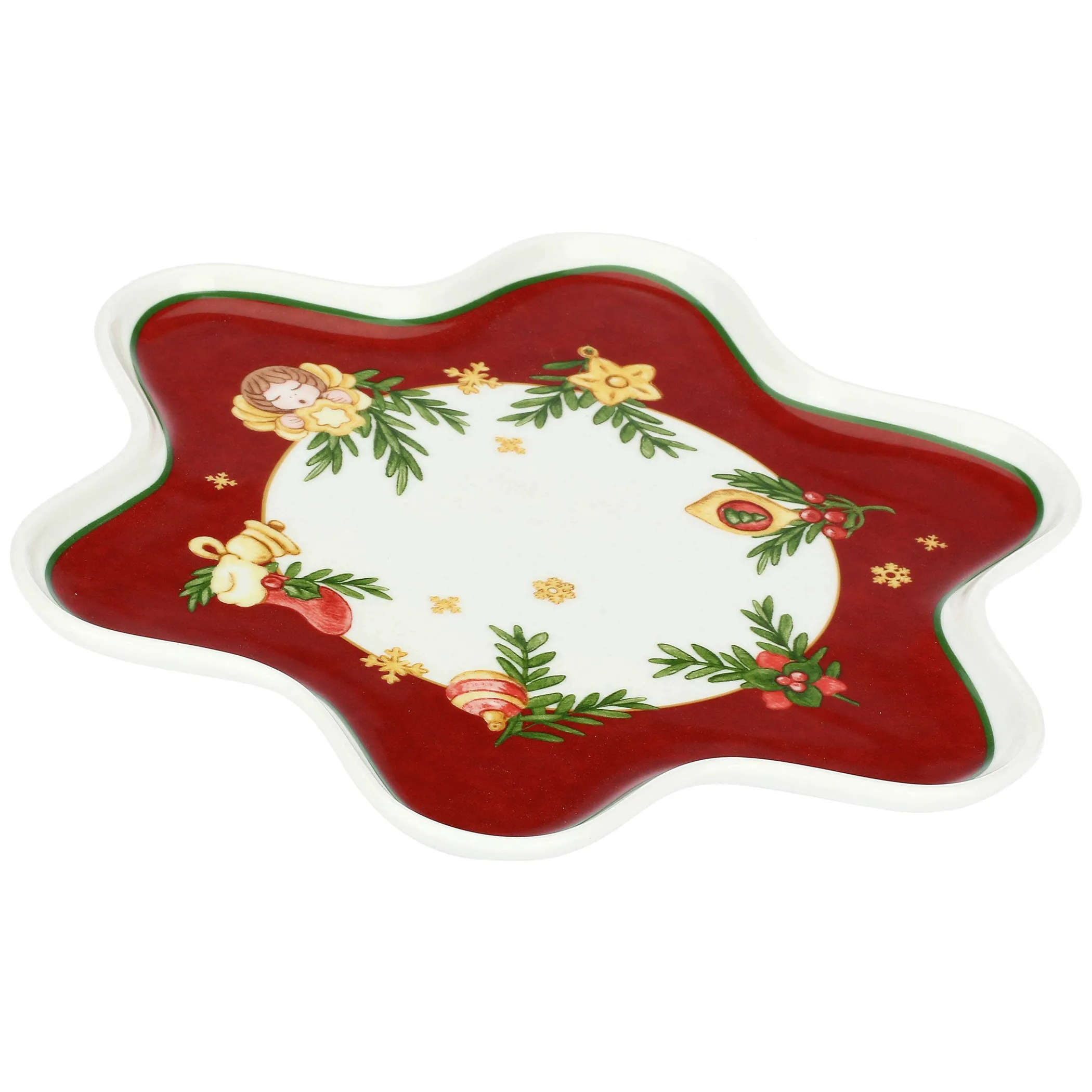 THUN Piatto a forma di stella in porcellana Sorprese di Natale* Piatti E Servizi Di Piatti|Accessori Natalizi Per La Tavola