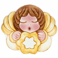 THUN Piatto sagomato a forma di Angelo in porcellana Desideri di Natale* Angelo|Piatti E Servizi Di Piatti