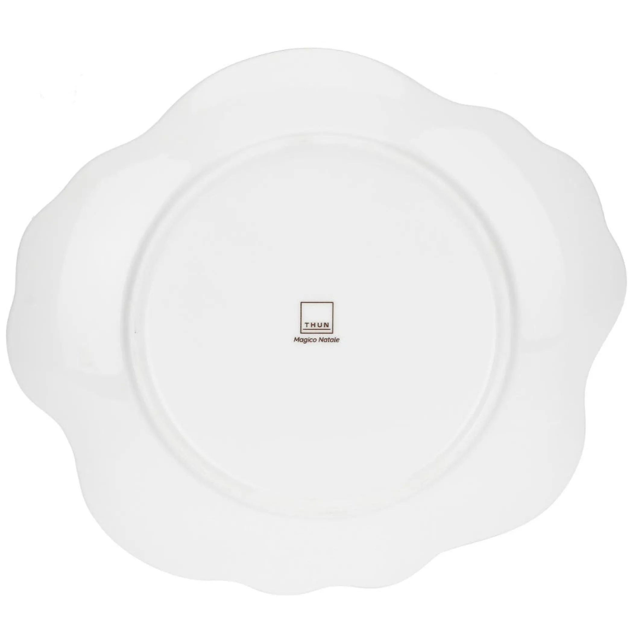 THUN Piatto sagomato a forma di Angelo in porcellana Desideri di Natale* Angelo|Piatti E Servizi Di Piatti