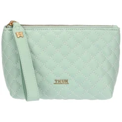 THUN Pochette in ecopelle trapuntata, verde* Borse, Portafogli E Trousse