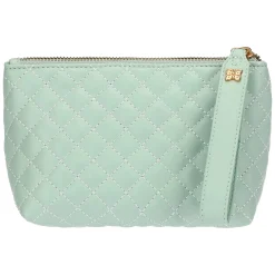 THUN Pochette in ecopelle trapuntata, verde* Borse, Portafogli E Trousse